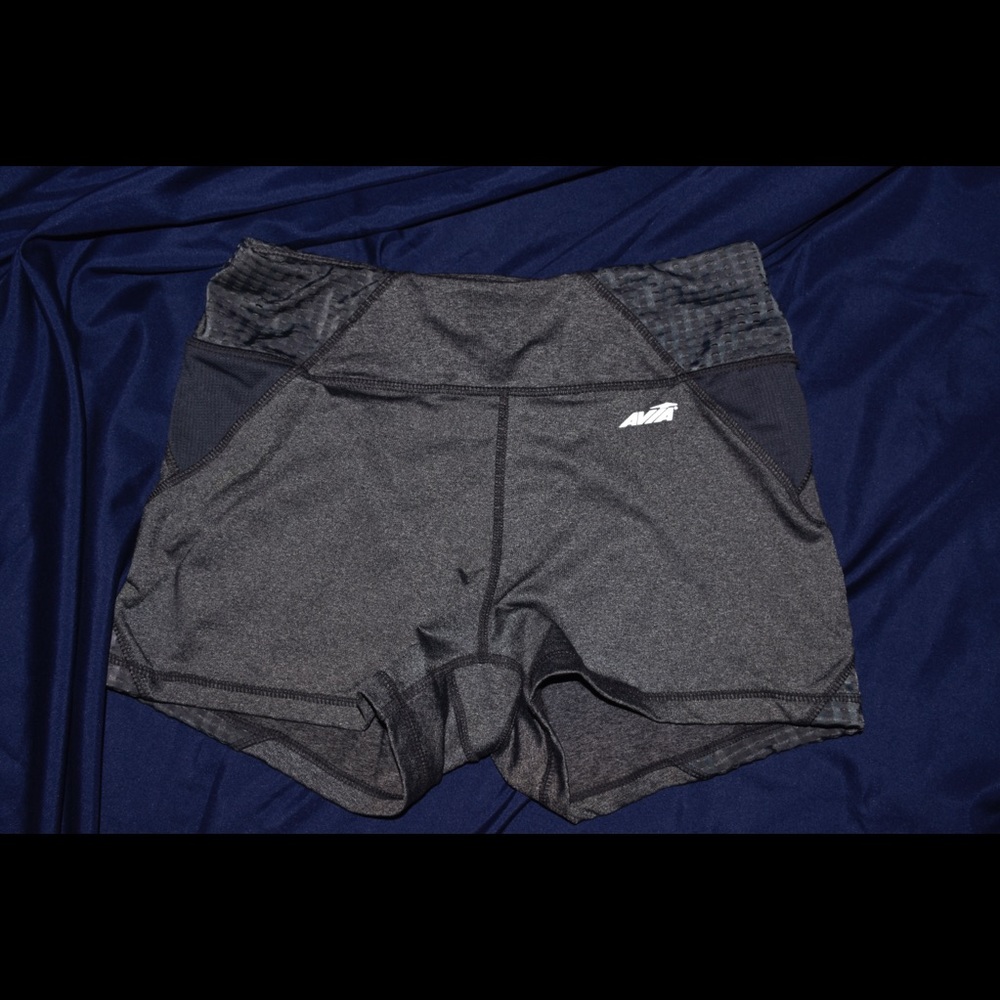 Gray workout shorts